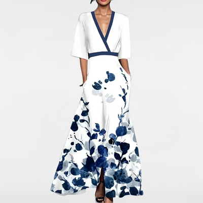 AVA™ | ELEGANT FLORAL DRESS