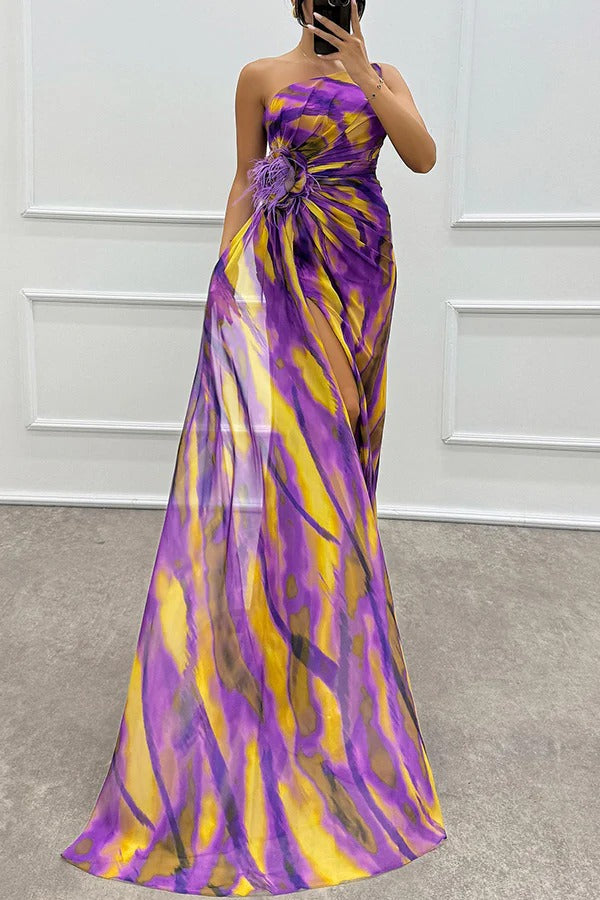 LINA | COLORFUL MAXI DRESS