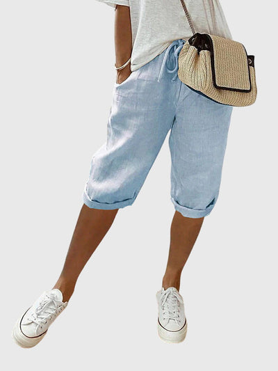 Clara | Elegant Paisley Pants