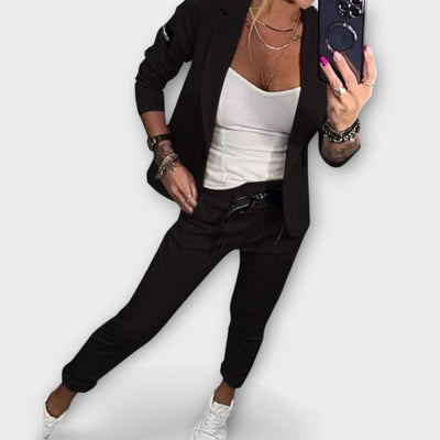 Clara | Elegant Set of Top, Jacket, and Pants