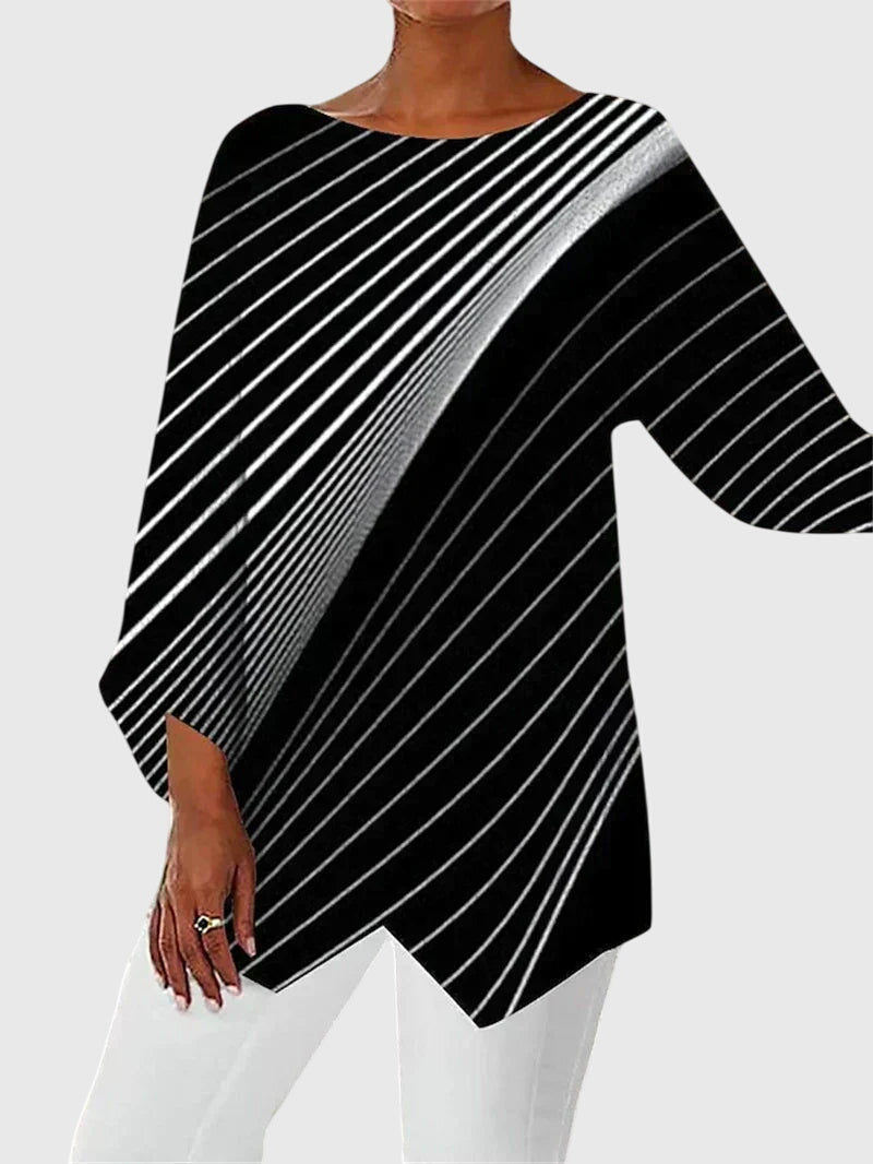 Clara | Elegant Crew Neck Top