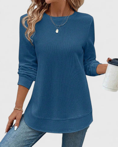Clara | Elegant O-Neck Long Sleeve
