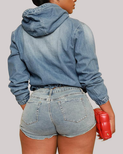 Denim Babe Hoodie