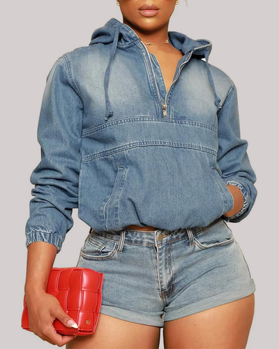 Denim Babe Hoodie