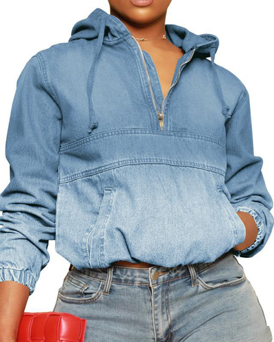 Denim Babe Hoodie