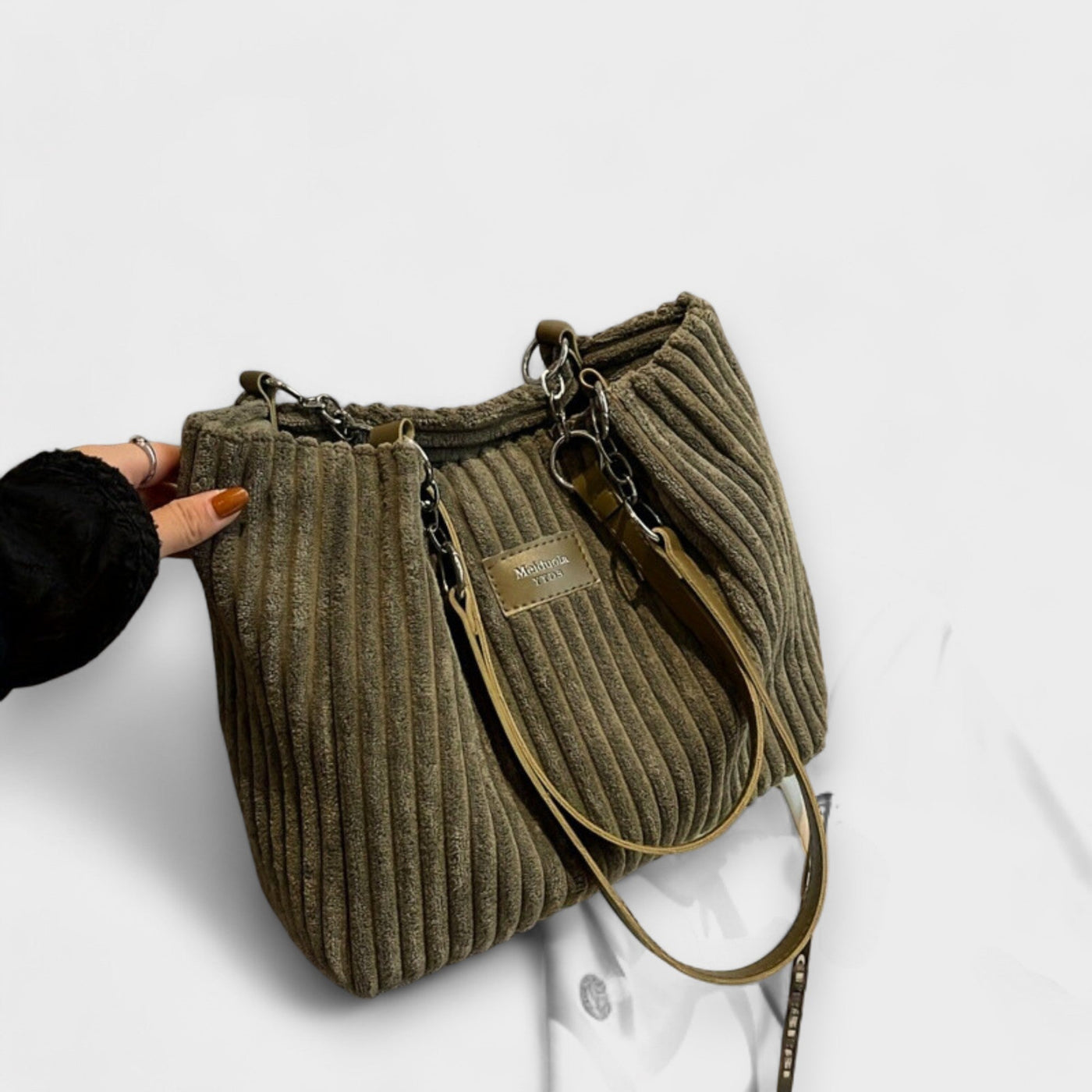 Clara | Soft Cord Shoulder Bag