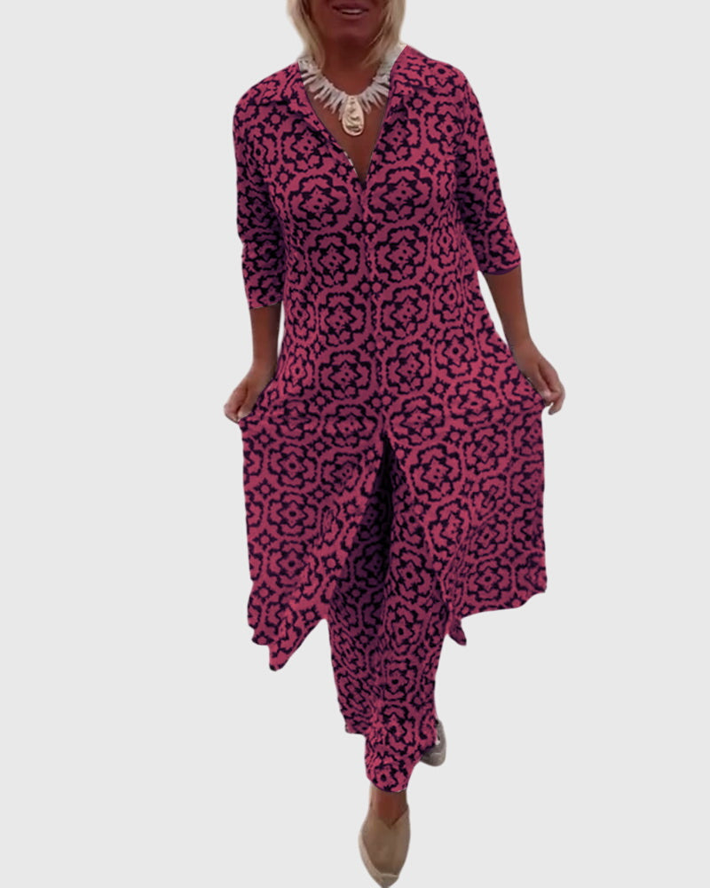 Clara | Elegant Vintage Two-Piece Set