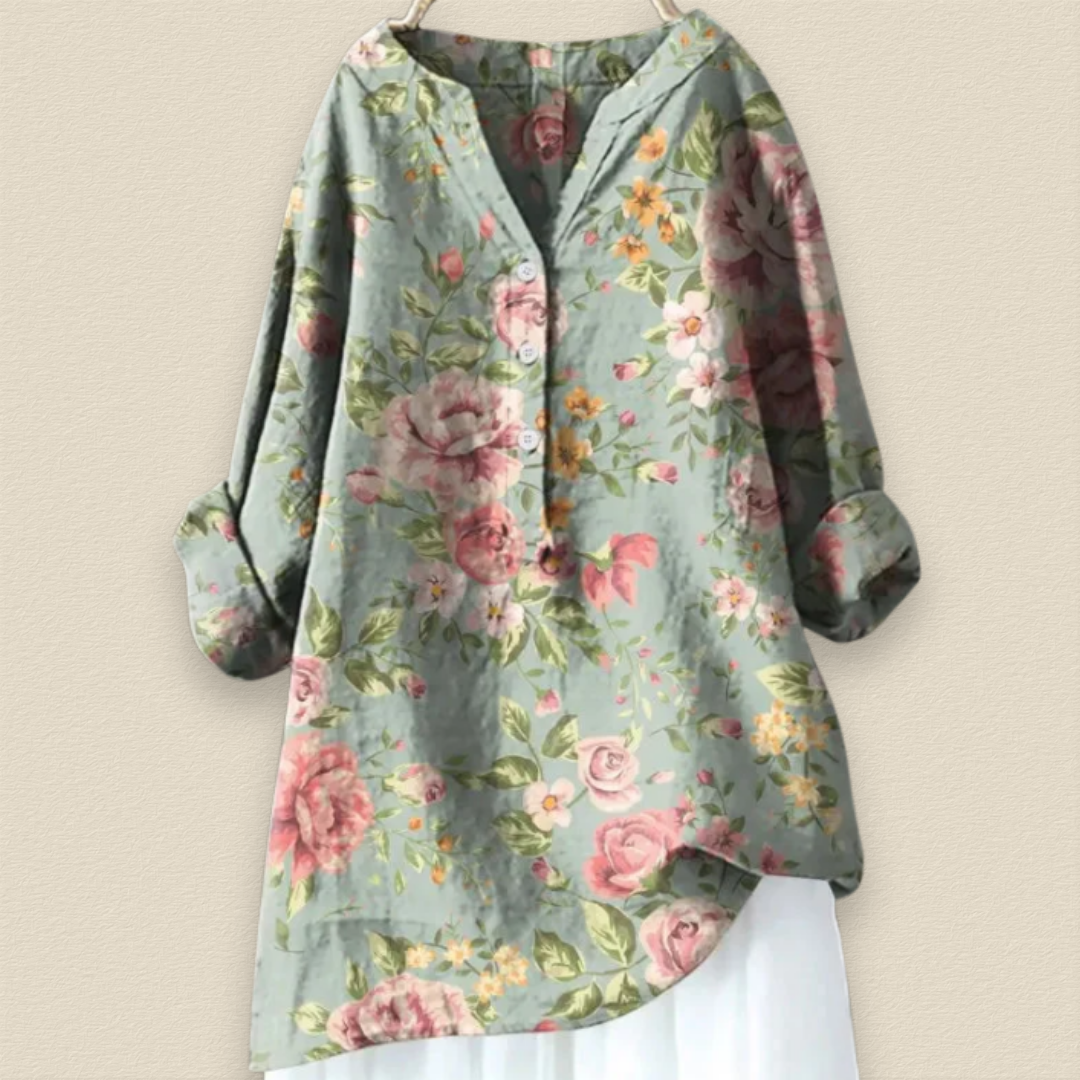 Florellia | Loose Floral Blouse