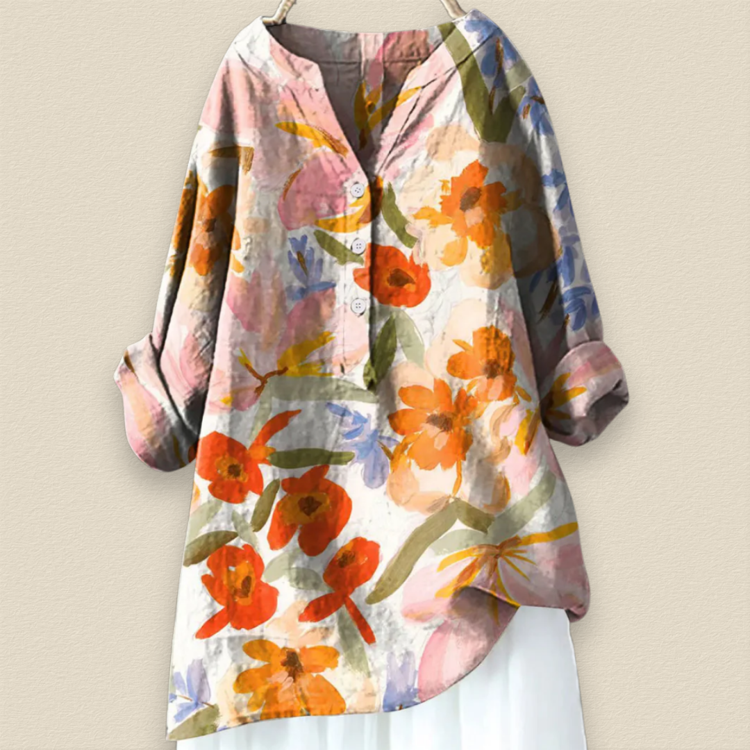 Florellia | Loose Floral Blouse