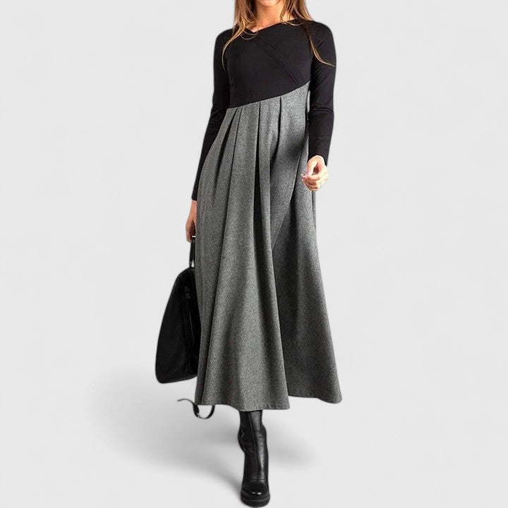 Clara | Elegant Long Sleeve Maxi Dress