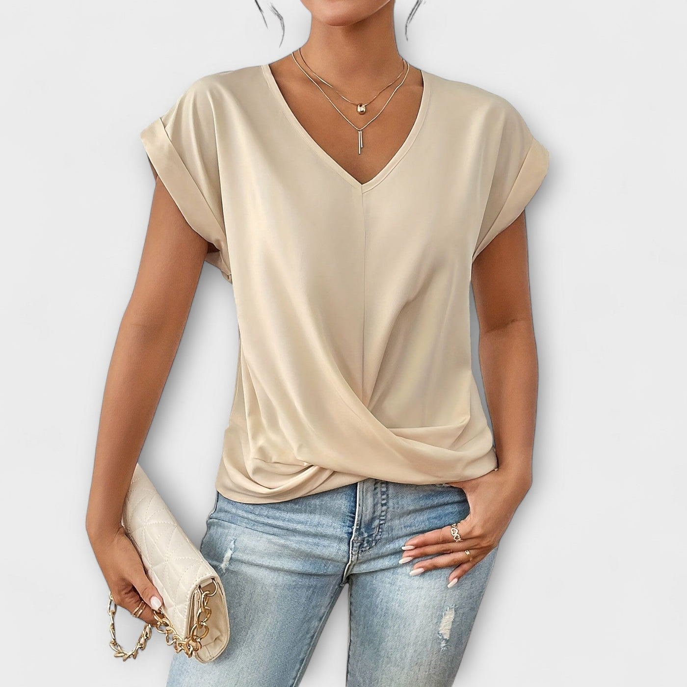 Clara | Elegant V-neck Top