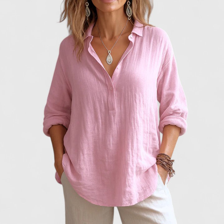 Clara | Comfortable Linen Blouse