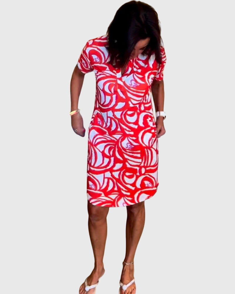 Clara | Flattering Avenue Walk Dress
