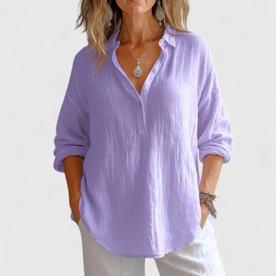 Clara | Comfortable Linen Blouse