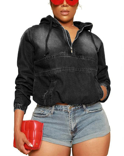 Denim Babe Hoodie