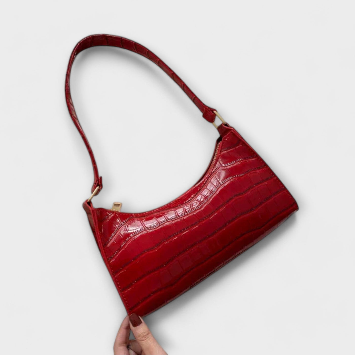 Clara | Shiny Leather Bag