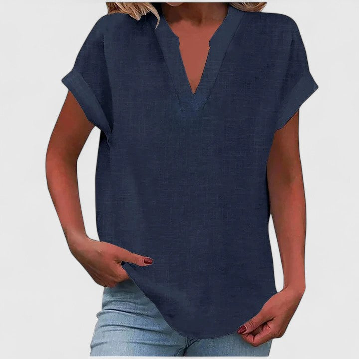 Clara | Comfortable V-Neck Blouse
