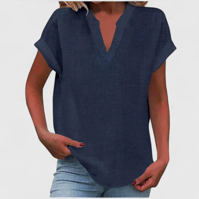 Clara | Comfortable V-Neck Blouse