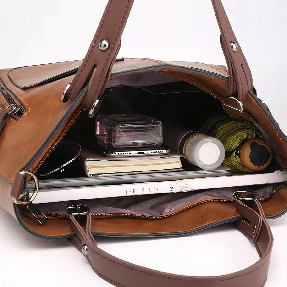GAIL | VINTAGE LEATHER CROSSBODY BAG