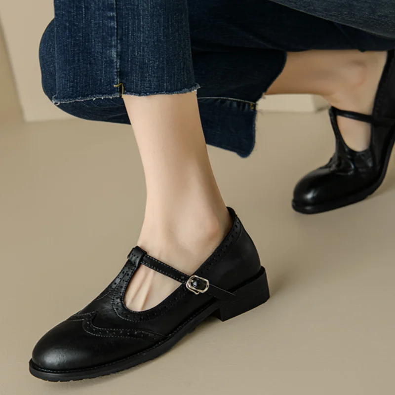 Clara | Elegant T-Strap Mary Janes