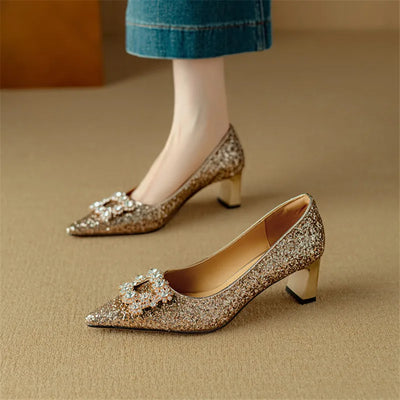 Clara | Gloria Glitter Pumps