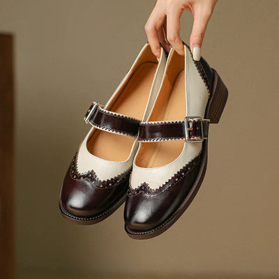 Clara | Miana Leather Mary Janes