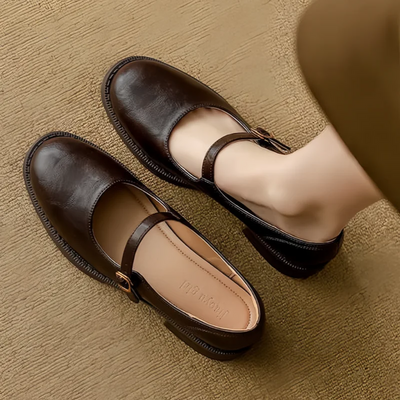 Clara | Classic Comfort Mary Janes Made of Leather