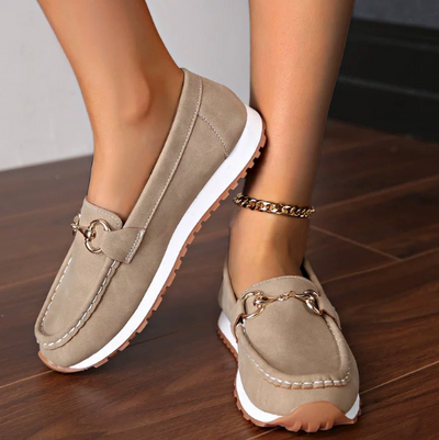 Elodie - Flat Buckle Loafers