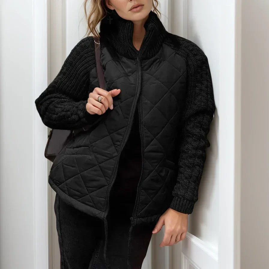 Norwegian Soft™ Quilted Jacket with Knitted Detail