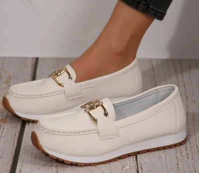 Esme - Flat Buckle Loafers