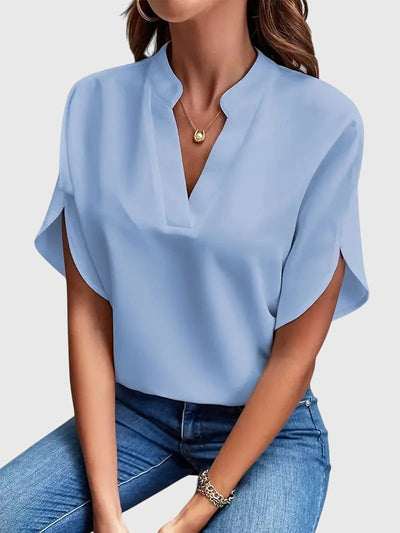 Clara | Soft and Elegant V-Neck Shirt