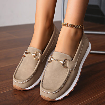 Elodie - Flat Buckle Loafers
