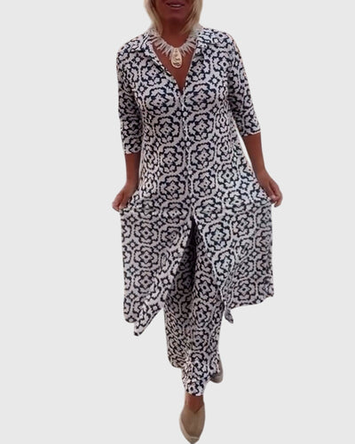 Clara | Elegant Vintage Two-Piece Set