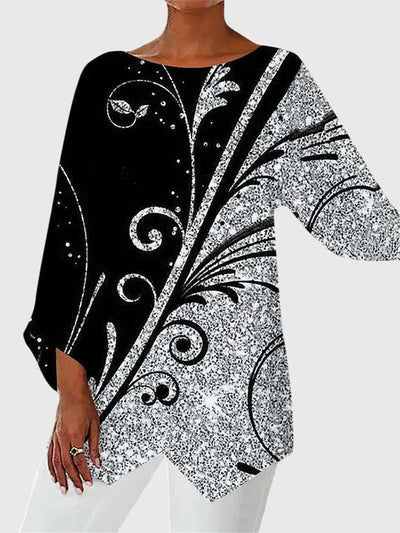 Clara | Elegant Crew Neck Top