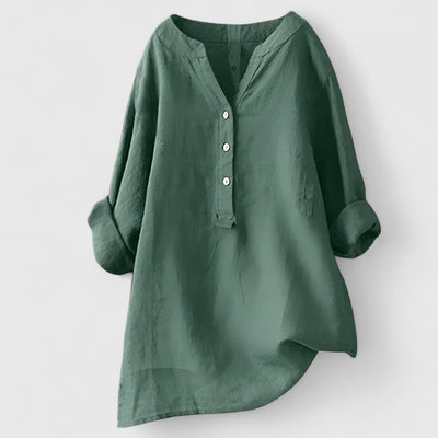 Clara | Elegant Button-Front Shirt
