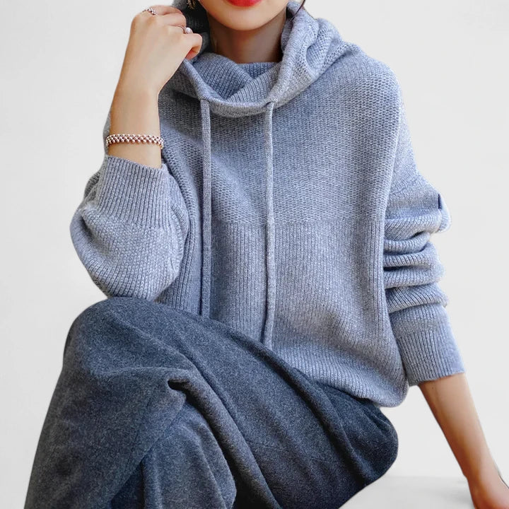 Mary-ann | Cozy Knit Hoodie