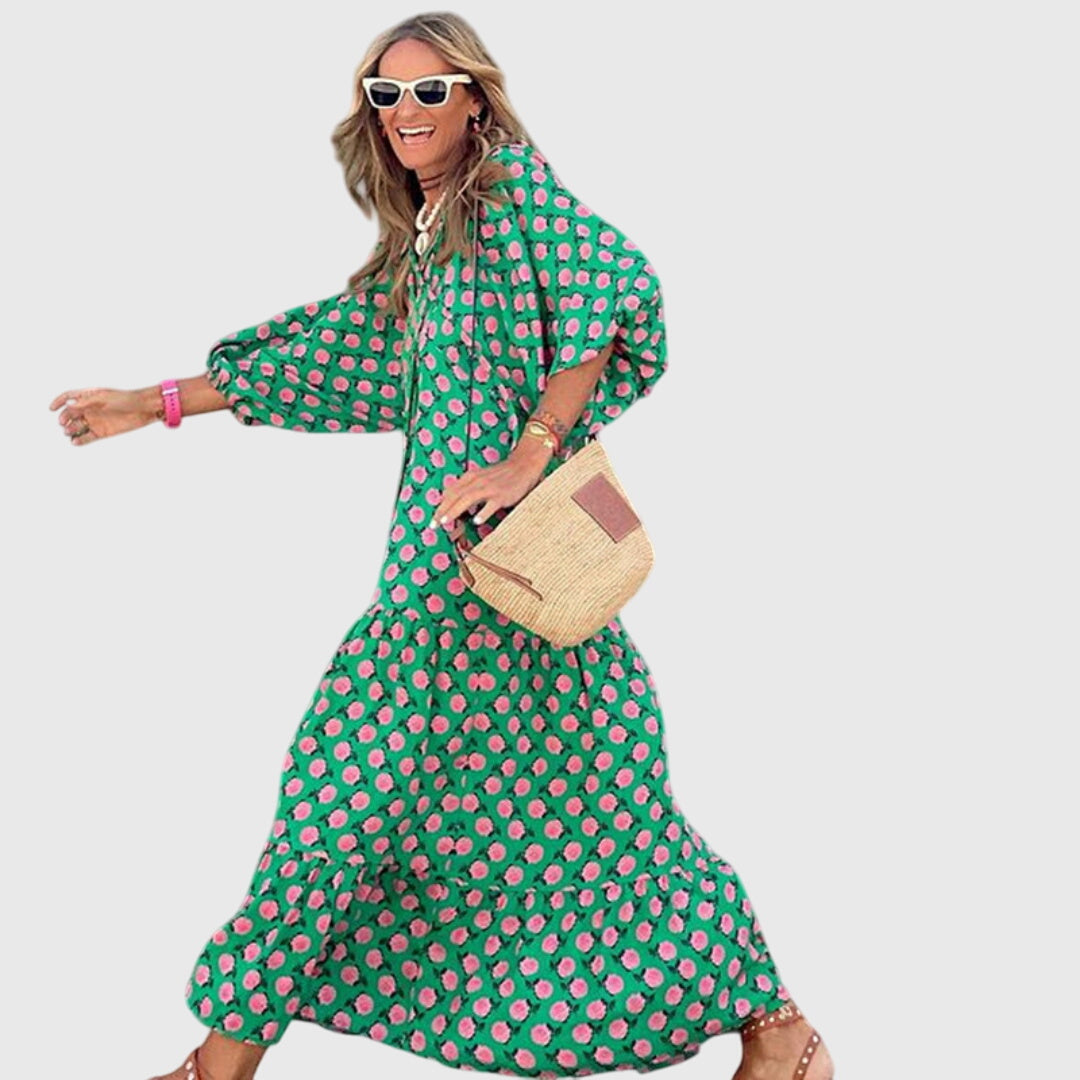 Clara | Boho Maxi Dress